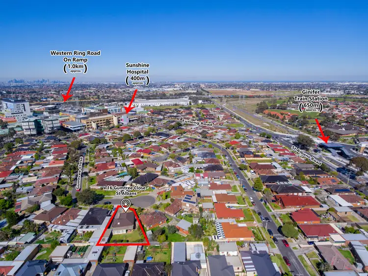 Main view of Homely house listing, 16 Gumtree Close, St Albans VIC 3021