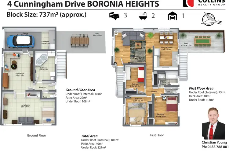 Fifth view of Homely house listing, 4 Cunningham Drive, Boronia Heights QLD 4124