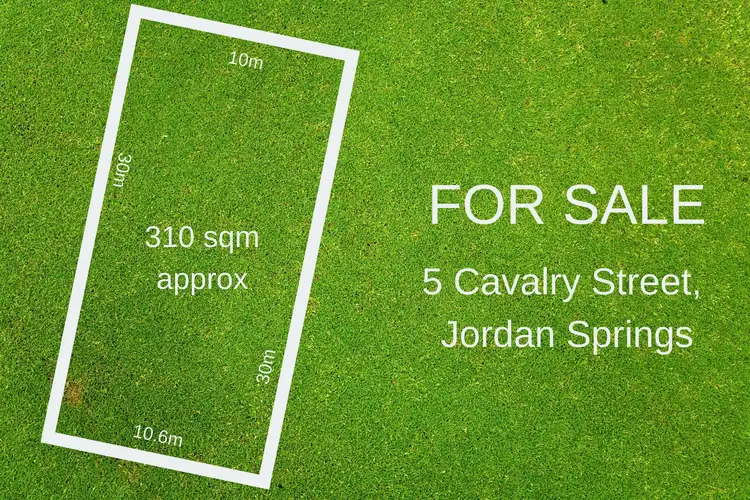 5 Cavalry Street, Jordan Springs NSW 2747