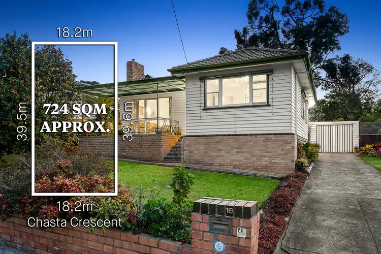 Main view of Homely house listing, 16 Chasta Crescent, Mitcham VIC 3132