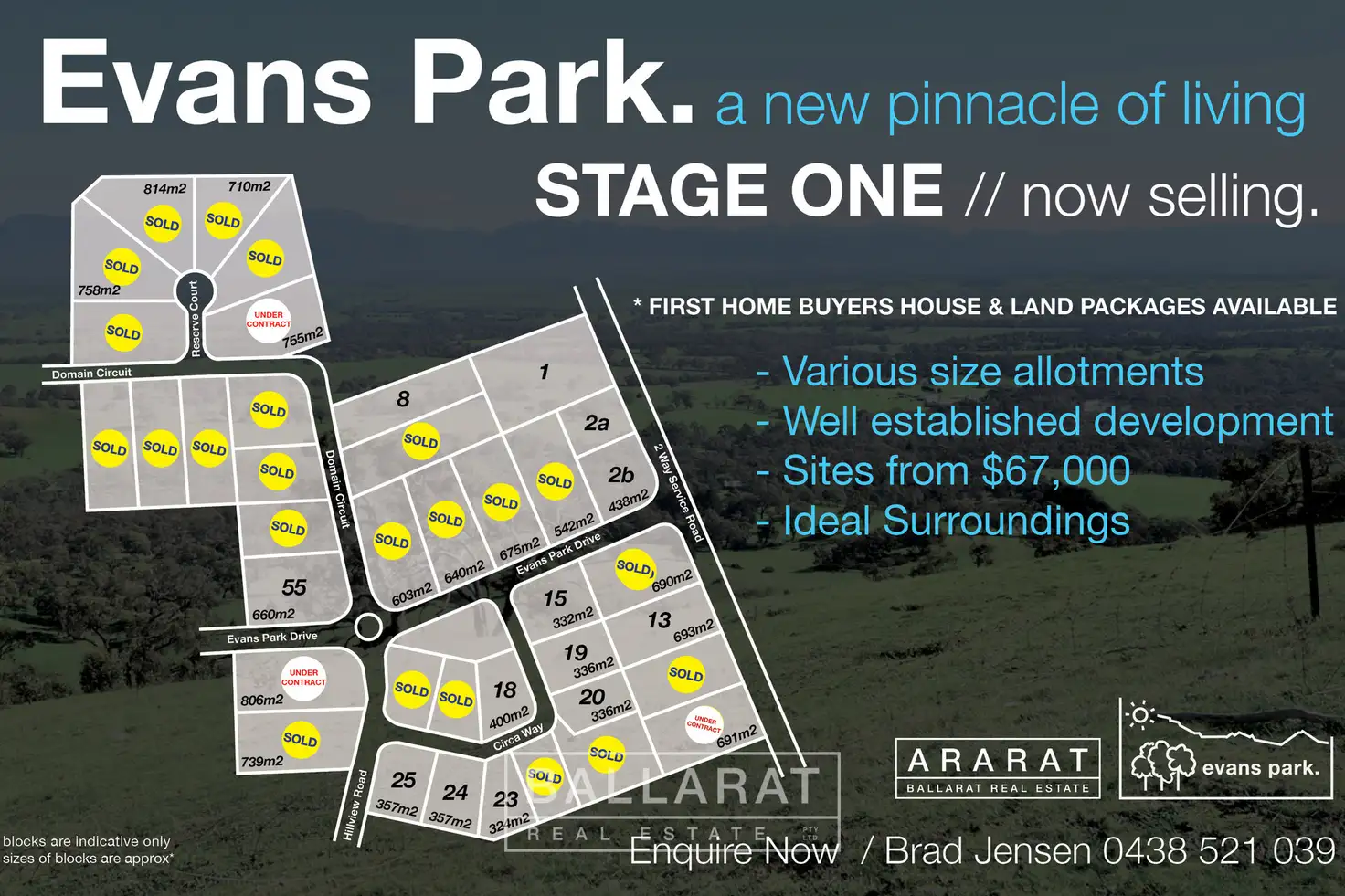 Main view of Homely land listing, LOT 20 Circa Way, Ararat VIC 3377