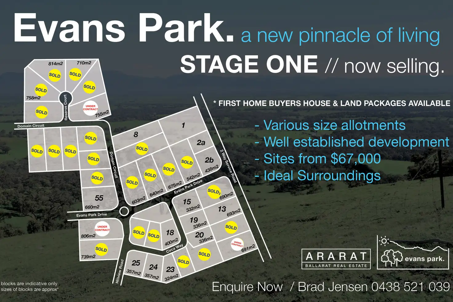Main view of Homely land listing, LOT 18 Circa Way, Ararat VIC 3377