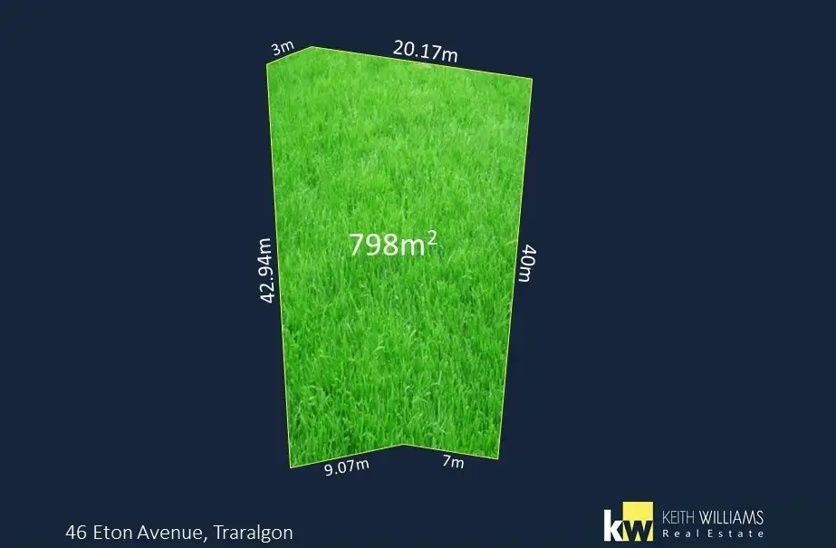 Main view of Homely land listing, 46 Eton Avenue, Traralgon VIC 3844