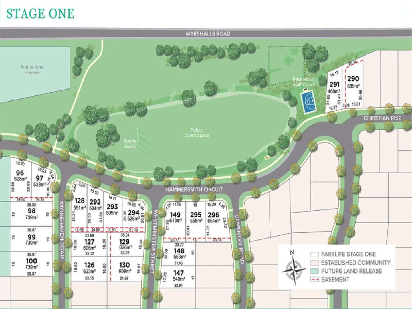 Main view of Homely land listing, LOT 97 Hammersmith Circuit, Traralgon VIC 3844