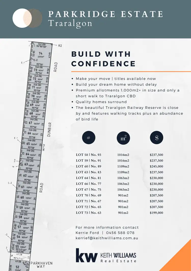 Third view of Homely land listing, LOT 63, 83 Dunbar Road, Traralgon VIC 3844