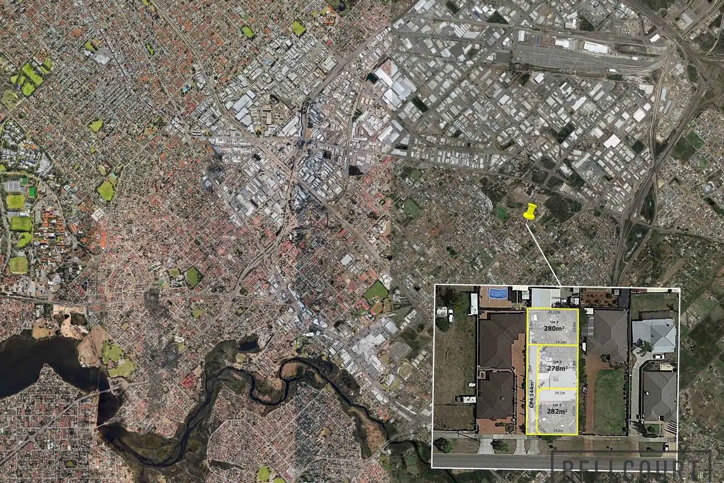 Main view of Homely land listing, LOT 1-3, 146 Gerard Street, East Cannington WA 6107