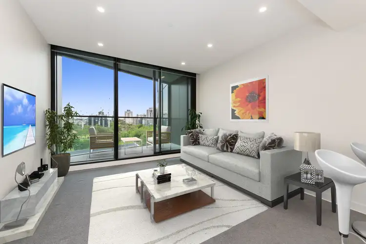Second view of Homely apartment listing, 713/555 St Kilda Road, Melbourne VIC 3004
