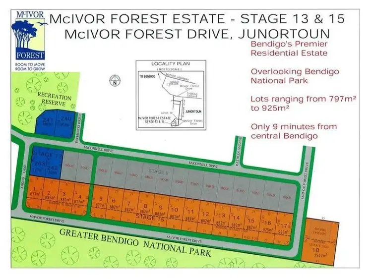 LOT 1-18 McIvor Forest Estate - Stage 15A, Junortoun VIC 3551
