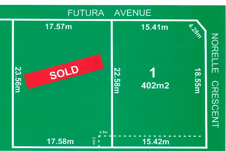 Main view of Homely land listing, LOT 1, 100 Norelle Crescent, Golden Square VIC 3555