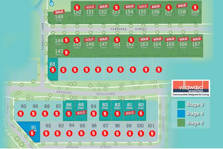 Main view of Homely land listing, LOT 143 - 167 Terrapee Street, Strathfieldsaye VIC 3551