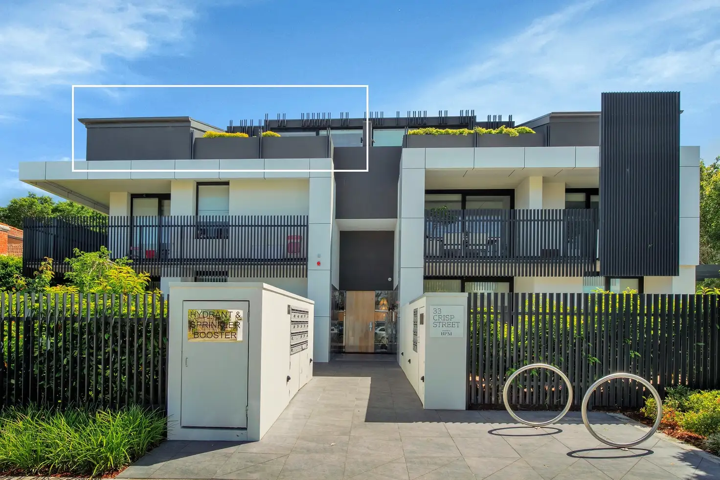 Main view of Homely apartment listing, 302/33 Crisp Street, Hampton VIC 3188