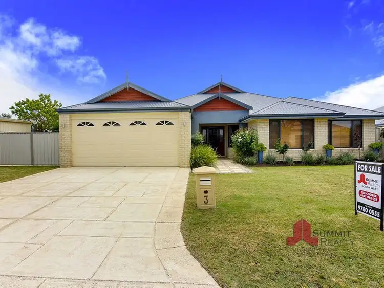 Main view of Homely house listing, 3 Cobalt Link, Australind WA 6233
