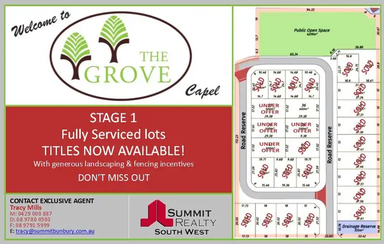 Fourth view of Homely land listing, LOT 37 The Grove, Capel WA 6271