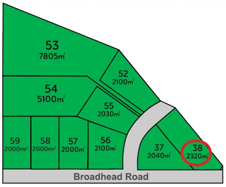 Third view of Homely land listing, LOT 38 Broadhead Road, Mudgee NSW 2850