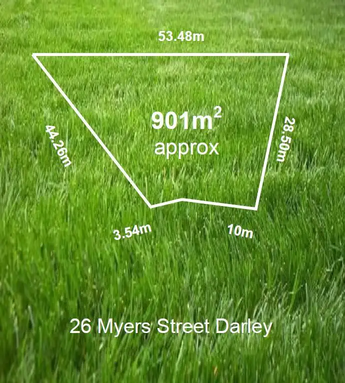 Main view of Homely land listing, 26 Myers Street, Darley VIC 3340