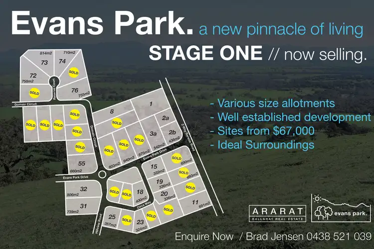 Second view of Homely land listing, LOT 74 Reserve Court, Ararat VIC 3377