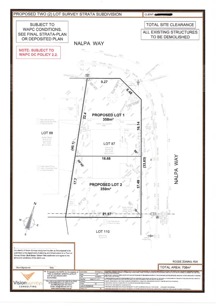 Fourth view of Homely land listing, LOT 2, 22 Nalpa Way, Duncraig WA 6023