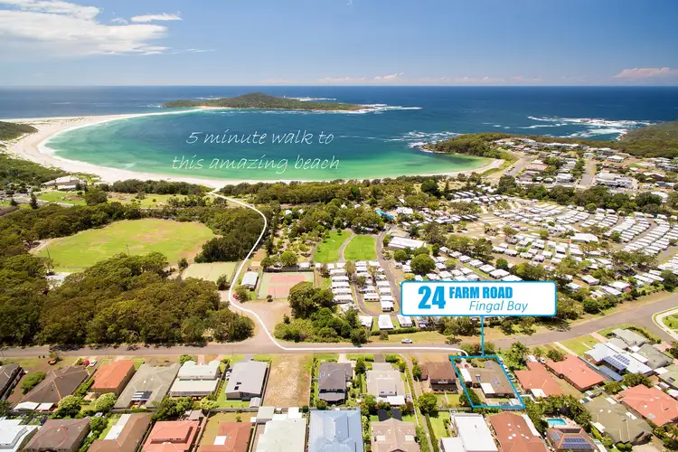 Main view of Homely house listing, 24 Farm Road, Fingal Bay NSW 2315