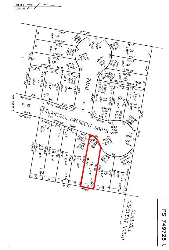 Second view of Homely land listing, LOT 16 Clarcoll Crescent South, Kangaroo Flat VIC 3555