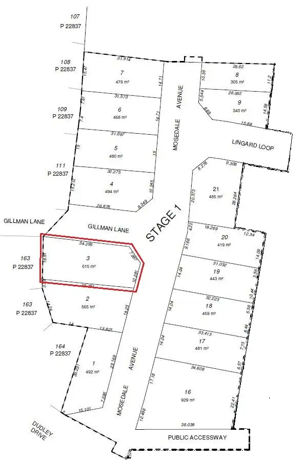 Second view of Homely land listing, Lot 3 Mosedale Avenue, Usher WA 6230