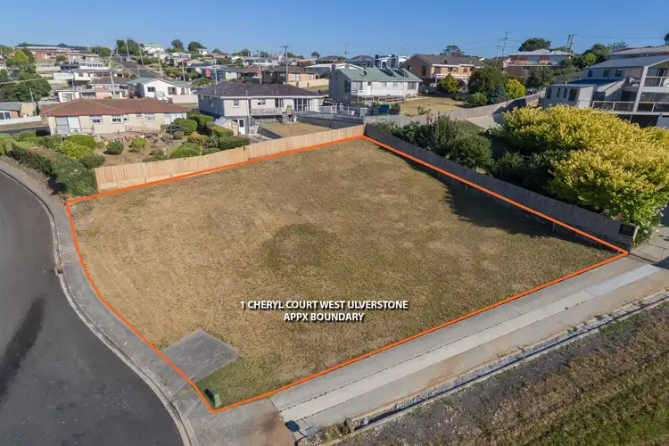 Second view of Homely land listing, 1 Cheryl Court, West Ulverstone TAS 7315