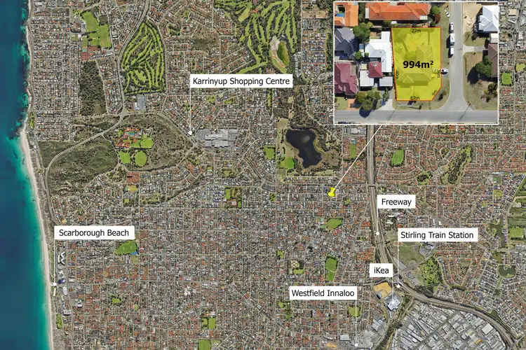 Second view of Homely land listing, 92 Norman Street, Innaloo WA 6018