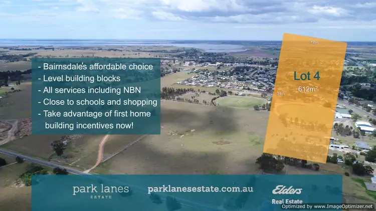 Main view of Homely land listing, LOT 4 Park Lanes Estate, Lucknow VIC 3875