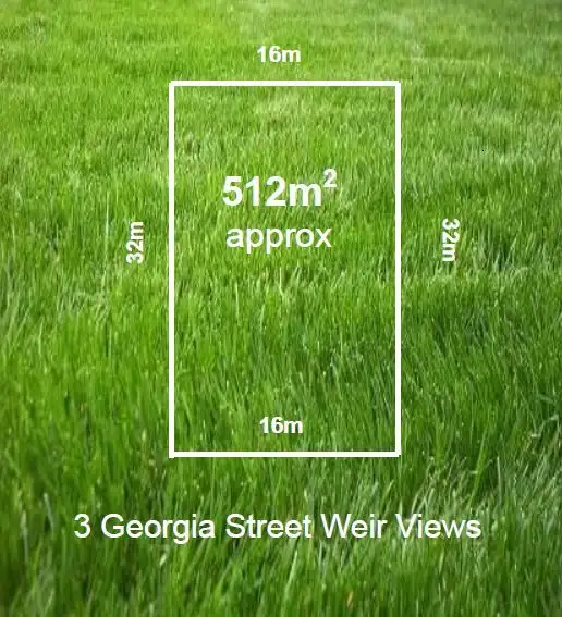 Main view of Homely land listing, 3 Georgia Street, Weir Views VIC 3338