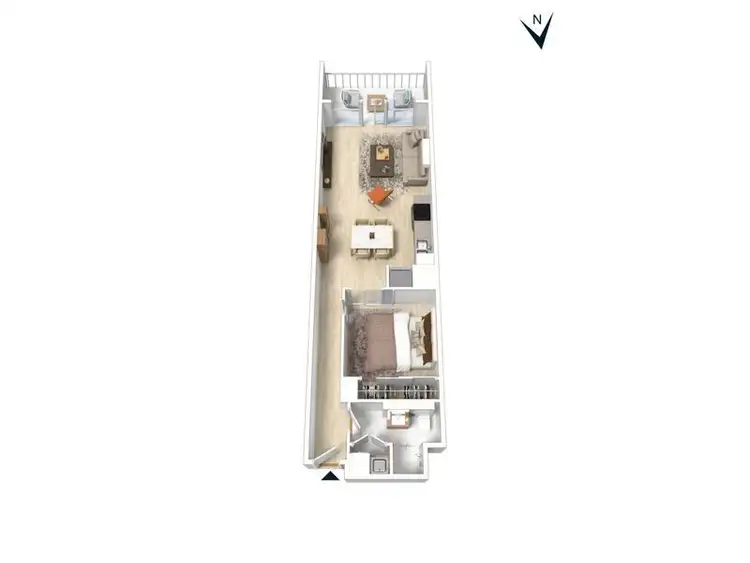 Sixth view of Homely apartment listing, 1018/55 Merchant Street, Docklands VIC 3008