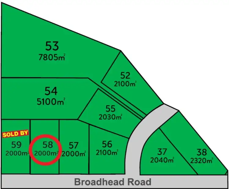 Third view of Homely land listing, LOT 58 Broadhead Road, Mudgee NSW 2850