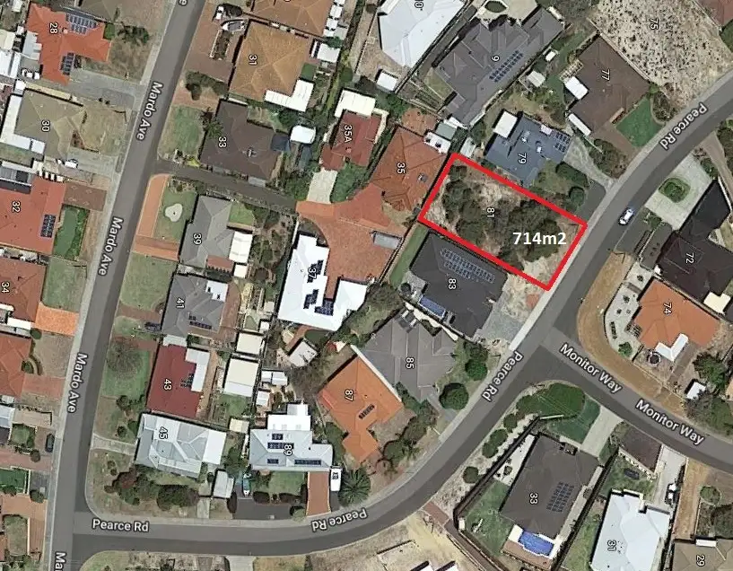 Main view of Homely land listing, 81 Pearce Road, Australind WA 6233