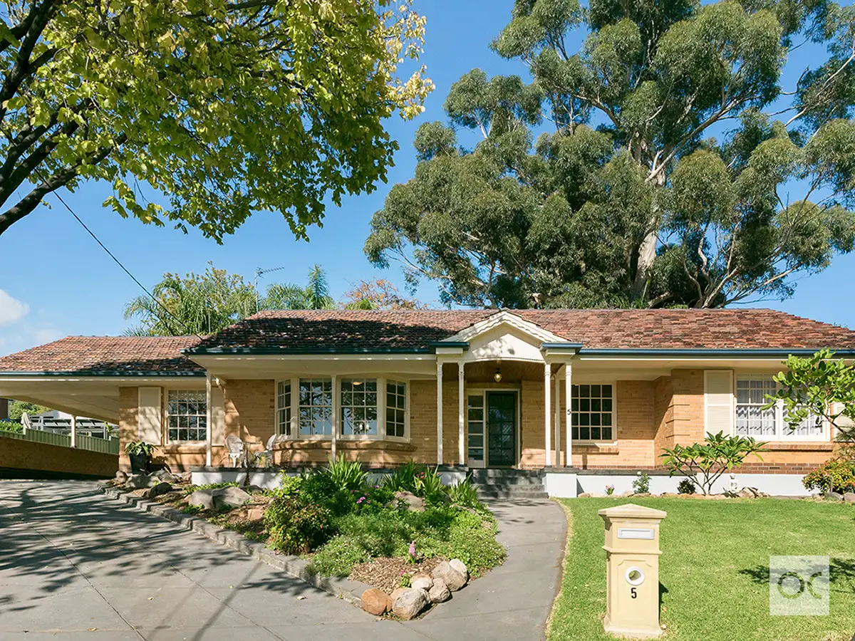 Main view of Homely house listing, 5 Borthwick Court, Beaumont SA 5066