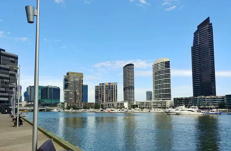 Second view of Homely apartment listing, 1208S/889 Collins Street, Docklands VIC 3008