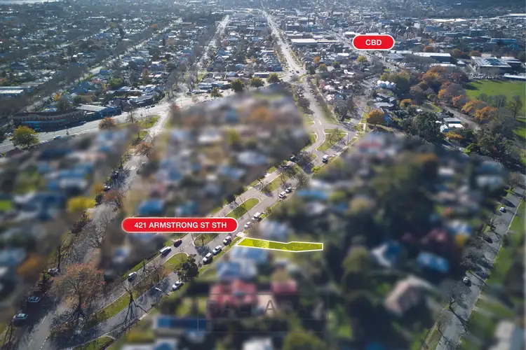 Second view of Homely land listing, 421 Armstrong Street South, Ballarat Central VIC 3350
