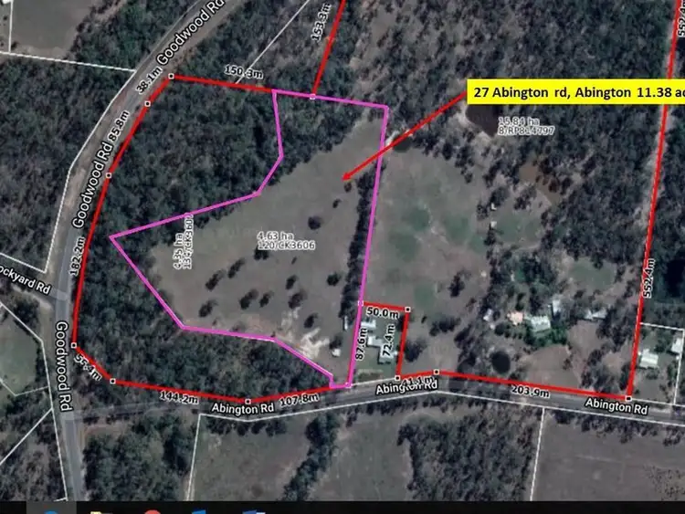 Third view of Homely land listing, 27 Abington Road, Abington QLD 4660