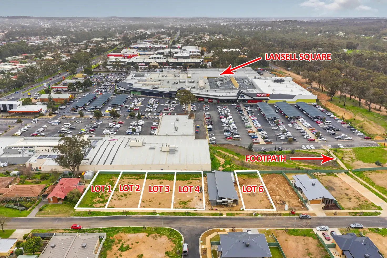 Main view of Homely land listing, LOT 3 Robert Street, Kangaroo Flat VIC 3555