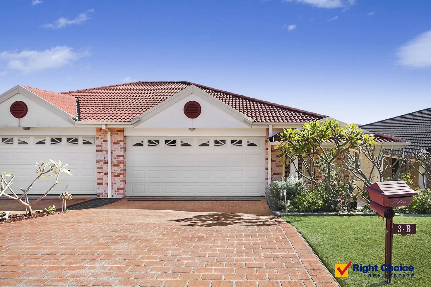 Main view of Homely semi-detached listing, 3B Collins Way, Flinders NSW 2529