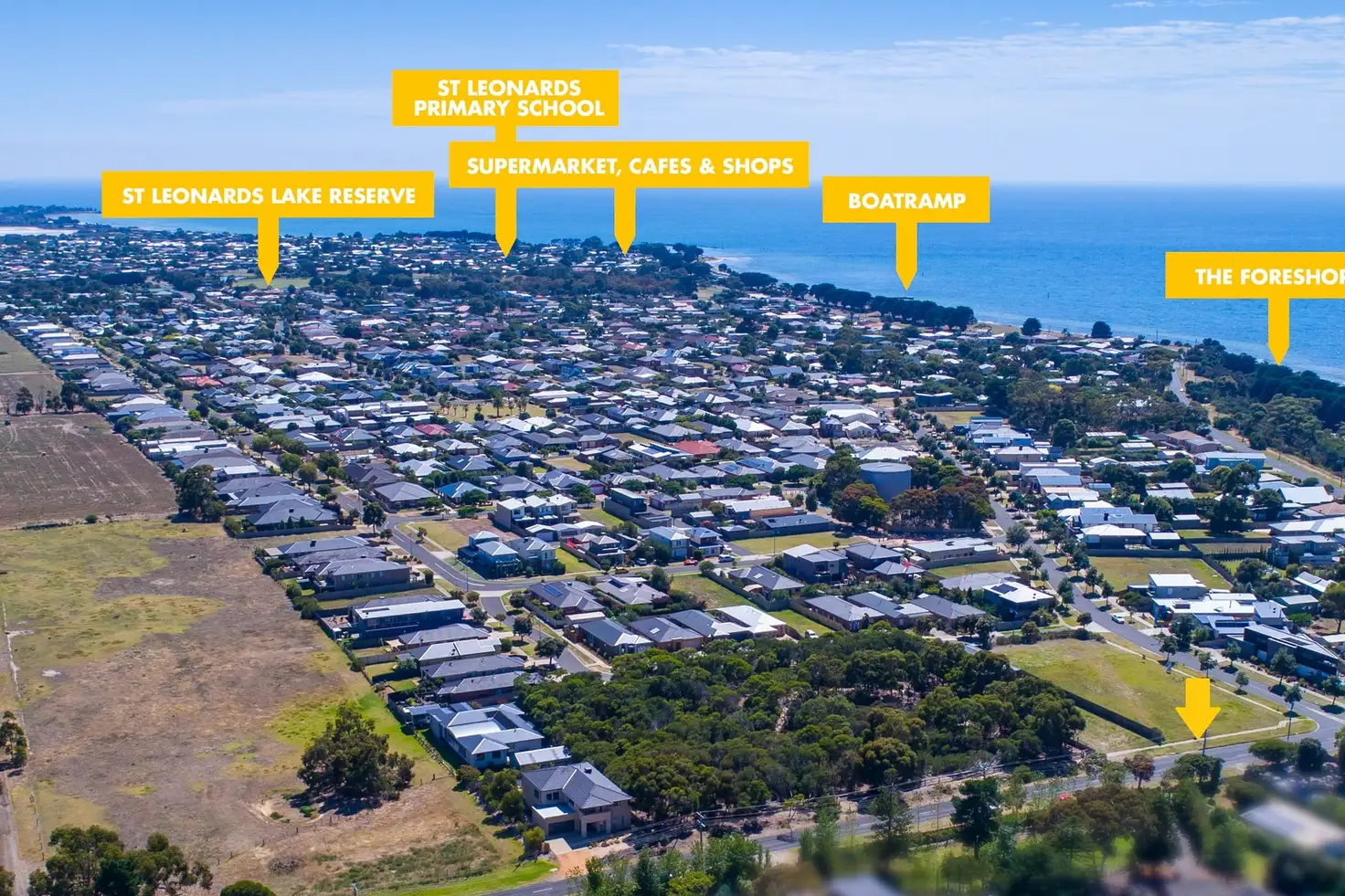 Main view of Homely land listing, 126 Bluff Road, St Leonards VIC 3223