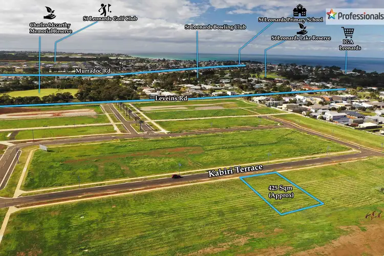 Third view of Homely land listing, LOT 88, 8 Kabiri Terrace, St Leonards VIC 3223