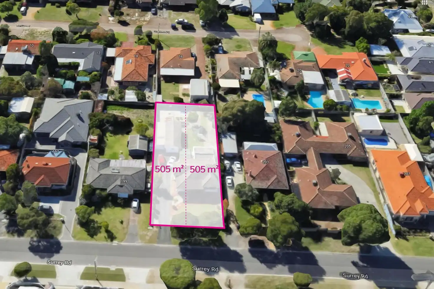 Main view of Homely land listing, 201A Surrey Road, Rivervale WA 6103