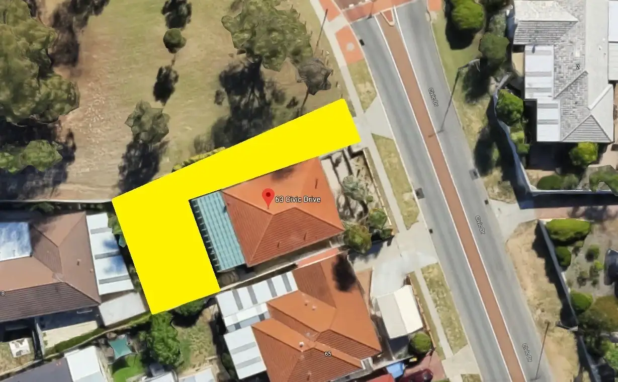 Main view of Homely land listing, 63A Civic Drive, Wanneroo WA 6065