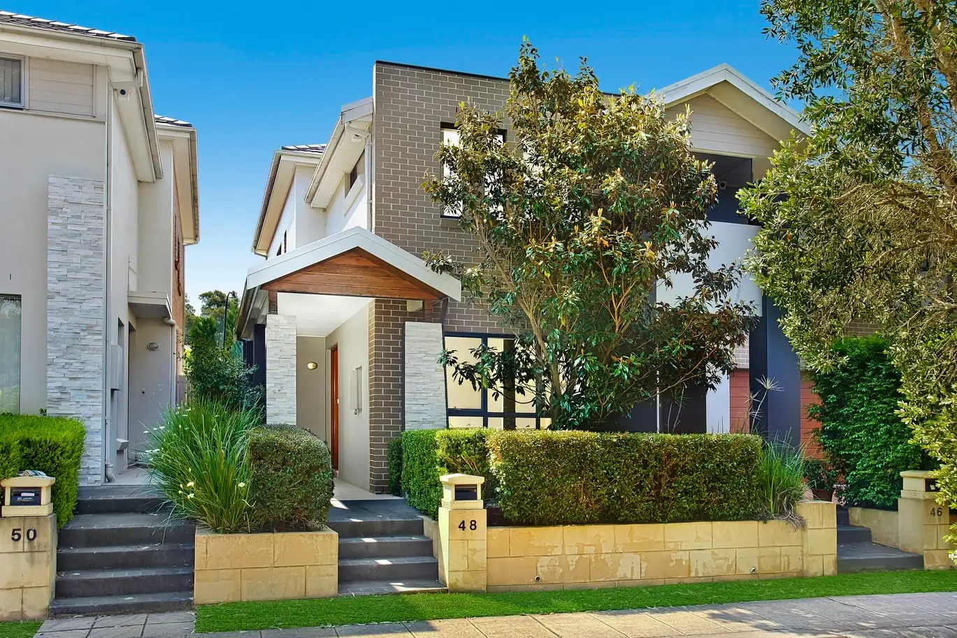 Main view of Homely semi-detached listing, 48 Bentwood Terrace, Stanhope Gardens NSW 2768