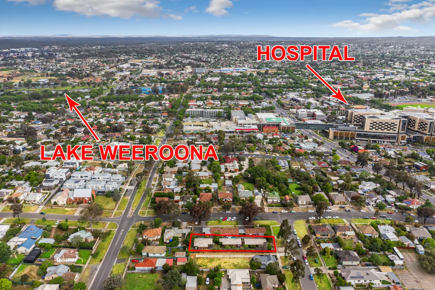Main view of Homely block of units listing, 1, 2 & 3/2 - 4 Norfolk Street, North Bendigo VIC 3550