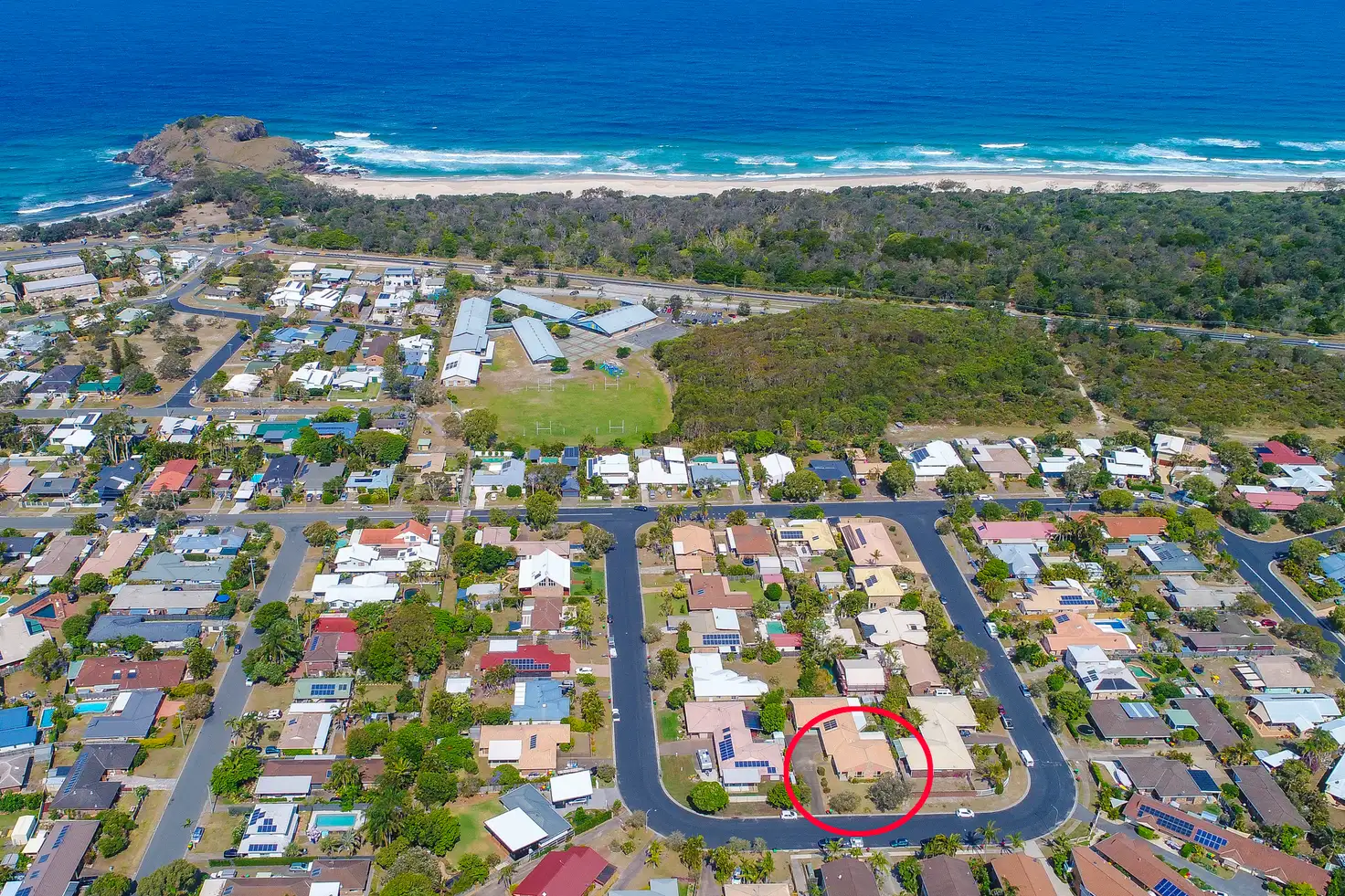 Main view of Homely semi-detached listing, 1/12 Cassidy Crescent, Bogangar NSW 2488