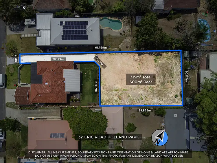 Main view of Homely land listing, 32 Eric Road, Holland Park QLD 4121