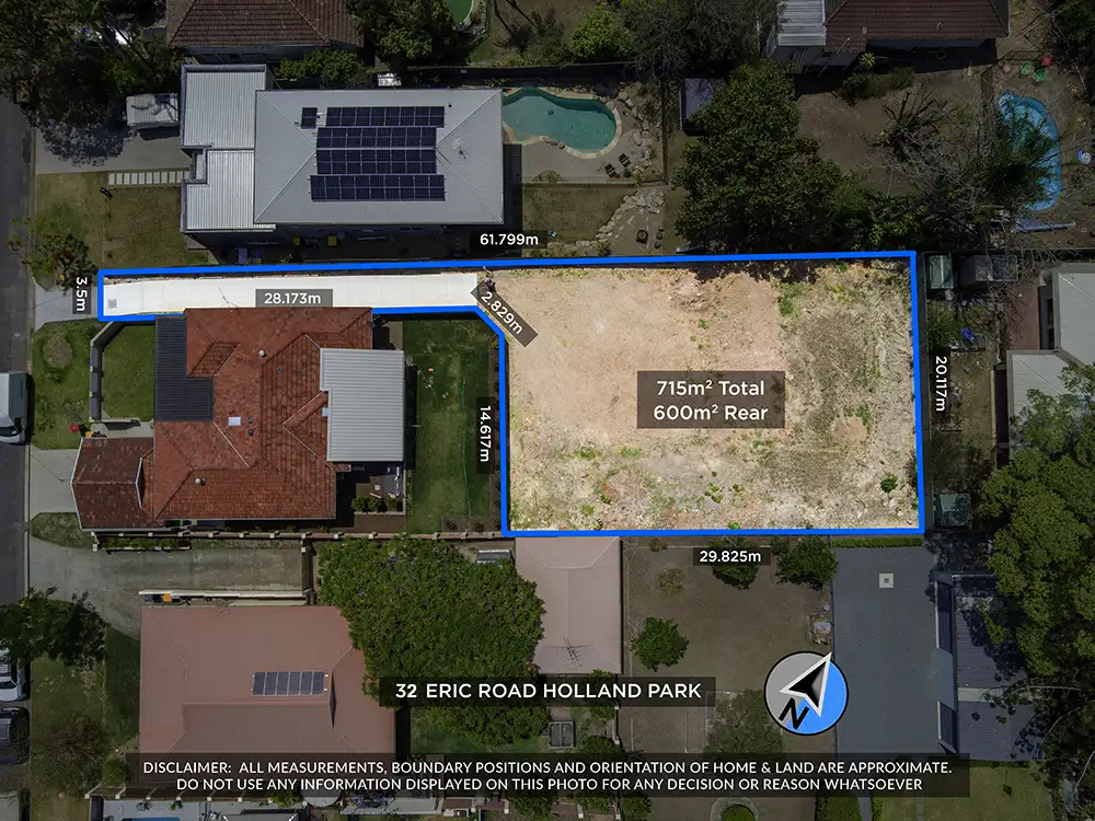 Main view of Homely land listing, 32 Eric Road, Holland Park QLD 4121