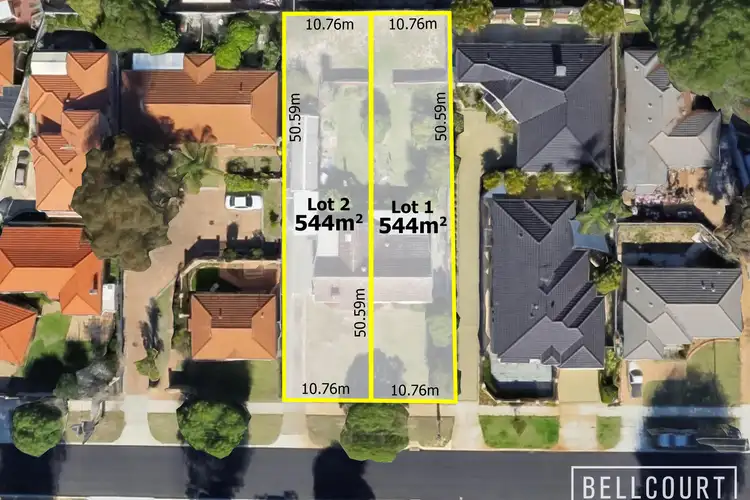 Second view of Homely land listing, LOT 1&2, 51 Griffin Crescent, Manning WA 6152