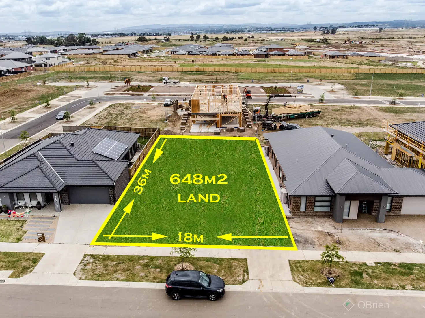 Main view of Homely land listing, 16 Casa Circuit, Clyde North VIC 3978
