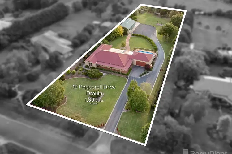 Second view of Homely house listing, 10 Pepperell Drive, Drouin VIC 3818
