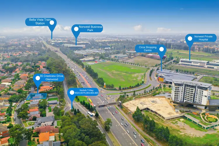 Second view of Homely house listing, 35 Crestview Drive, Glenwood NSW 2768
